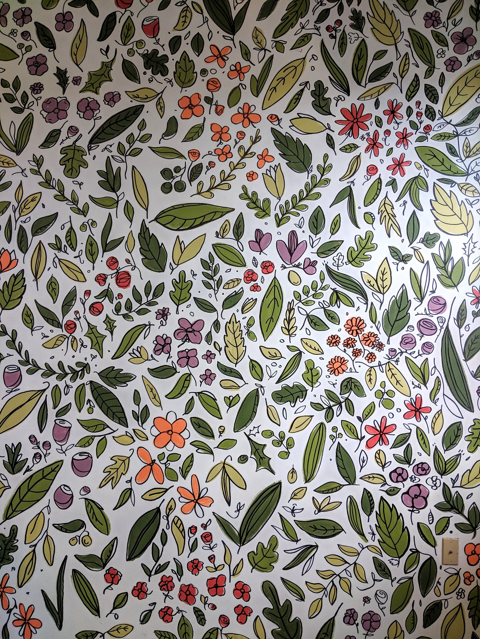 Wild Garden Mural by Brainstorm