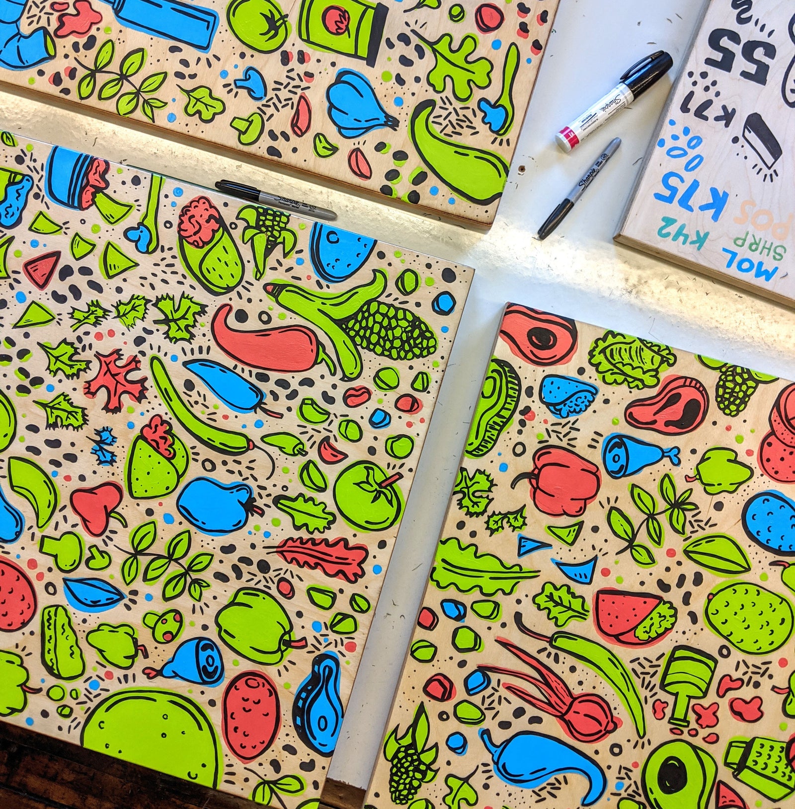 Painted Tabletops by Brainstorm
