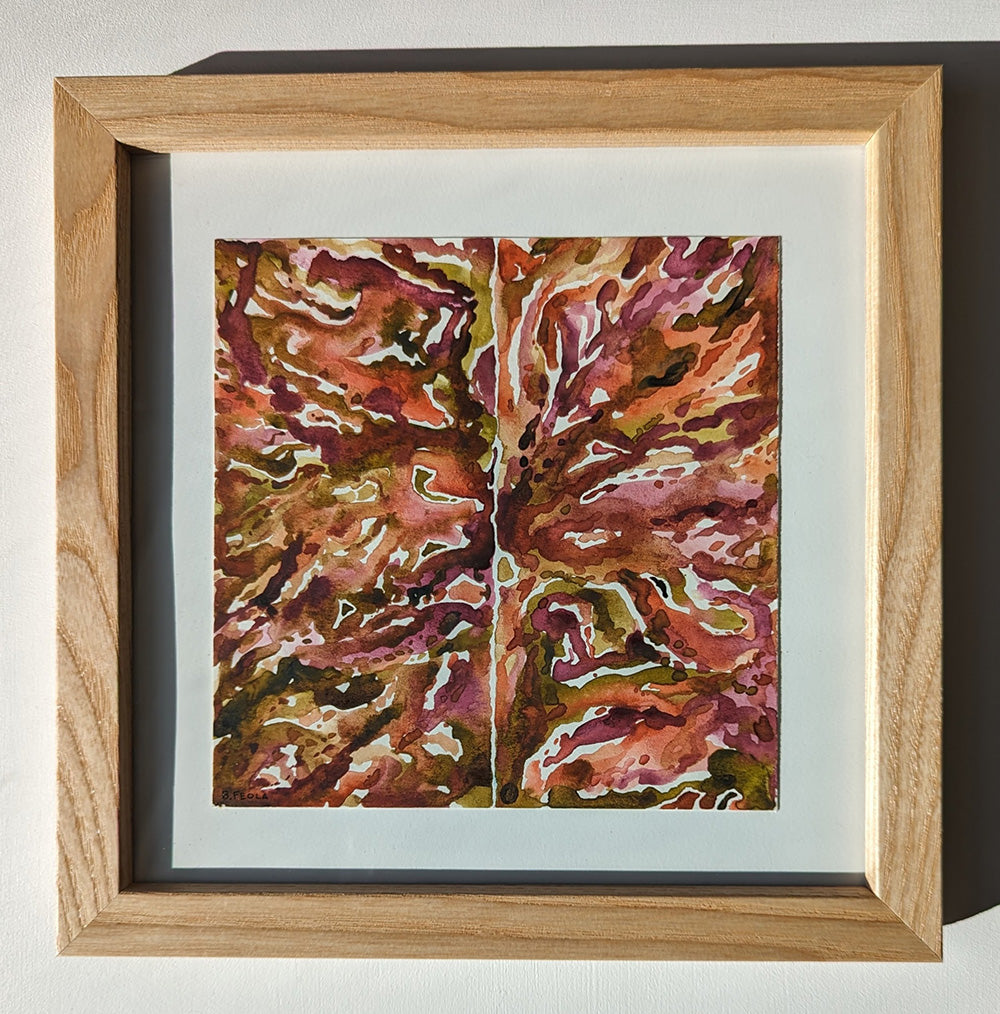 Hemispheres #4 - Original Painting by Briana Feola
