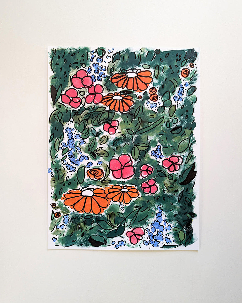 Garden-ish #3 Painting by Briana Feola & Jason Snyder