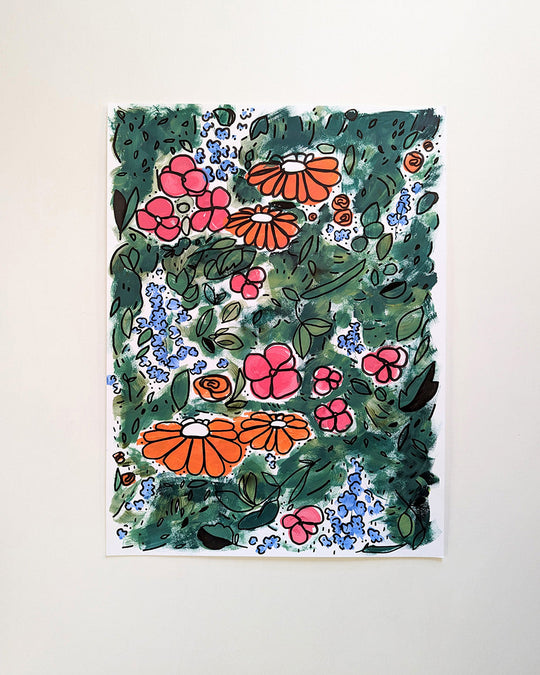 Garden-ish #3 Painting by Briana Feola & Jason Snyder