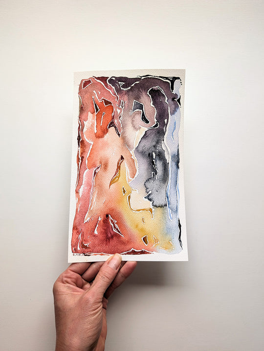Original Painting by Briana Feola - Brainstorm