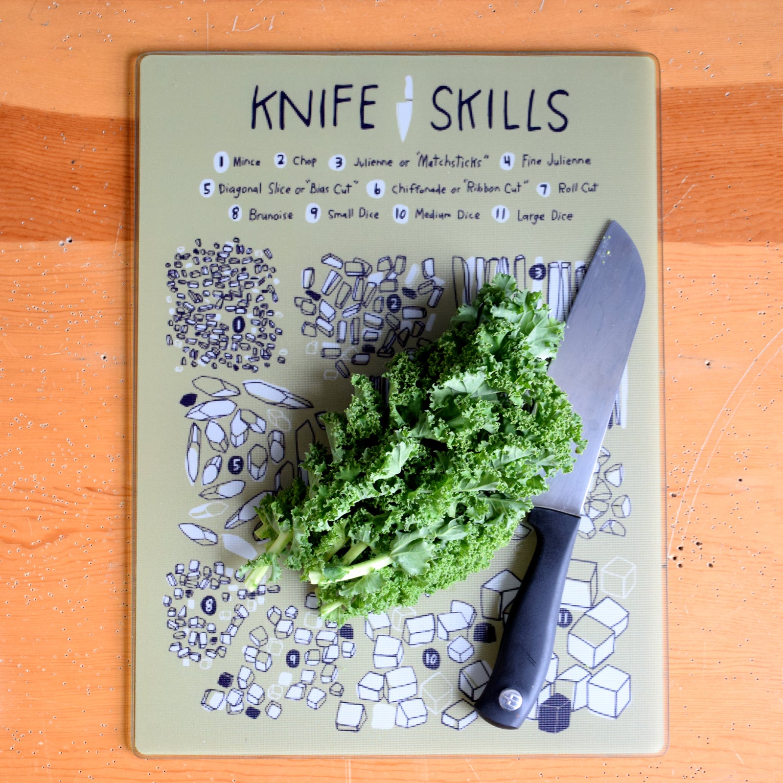 Knife Skills Cutting Board for Uncommon Goods