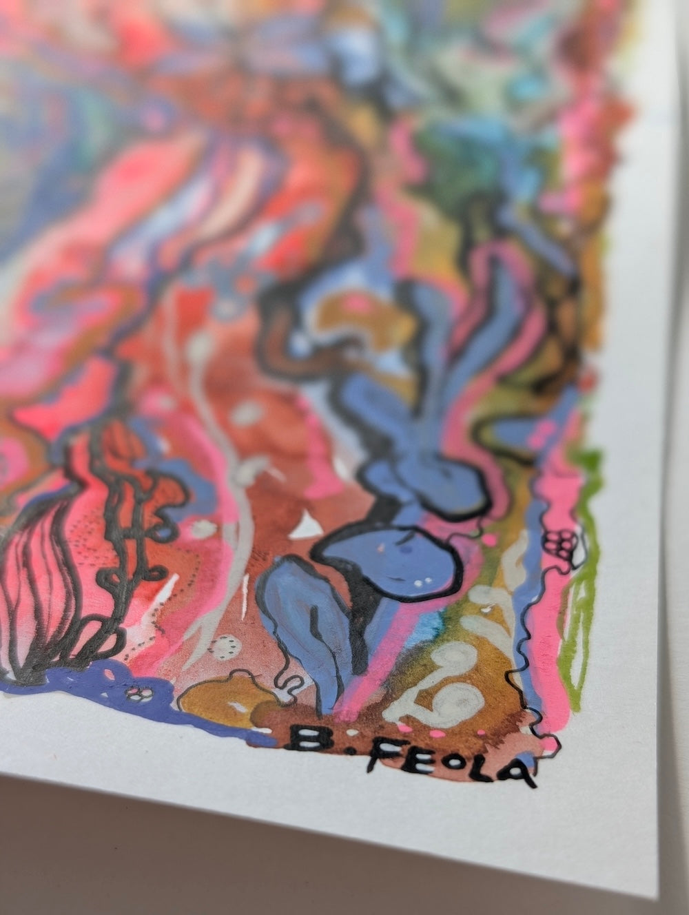 Amalgam - Original Painting by Briana Feola