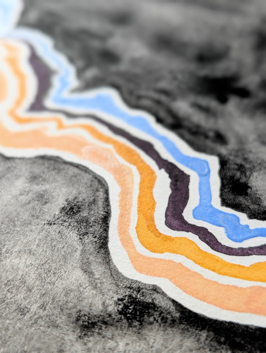 Dark Matter - Original Painting by Briana Feola
