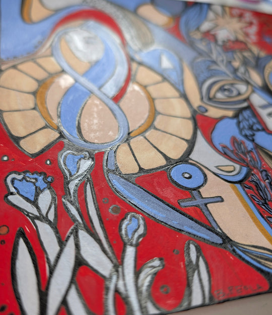 Hierophany Painting by Briana Feola