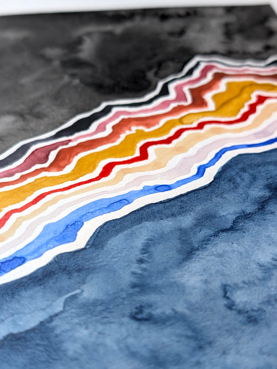 Only the Stream - Original Painting by Briana Feola