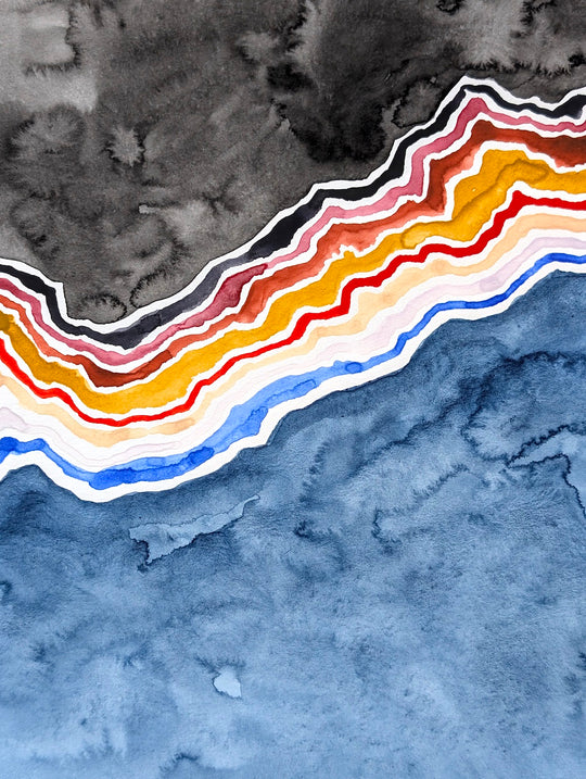Only the Stream - Original Painting by Briana Feola
