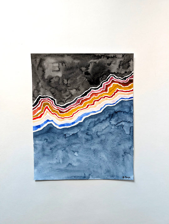 Only the Stream - Original Painting by Briana Feola