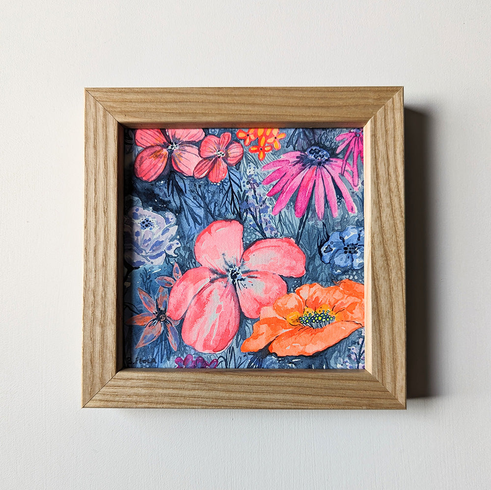 Original Floral Painting by Briana Feola