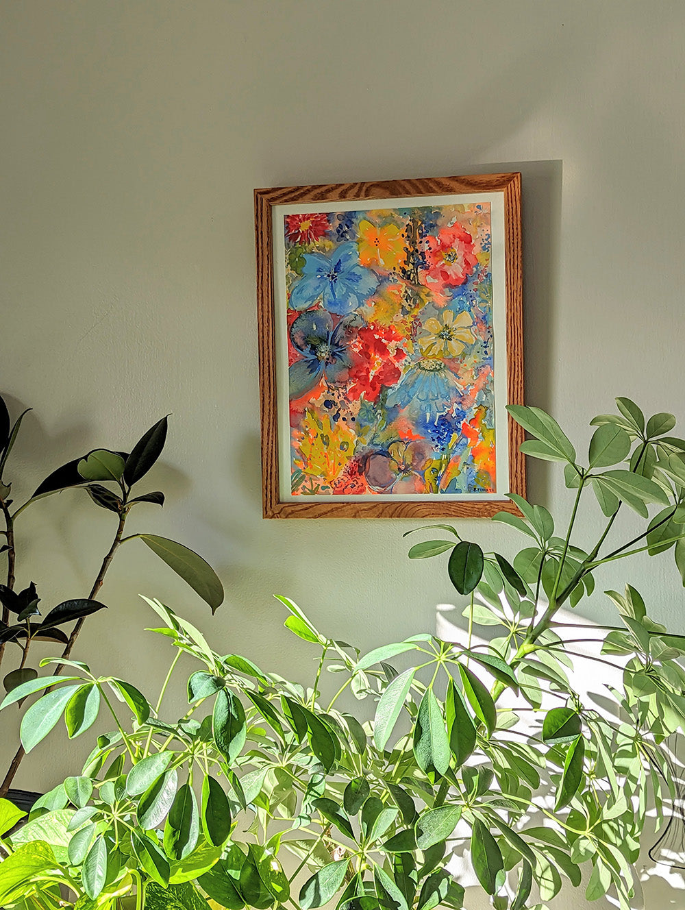 Summer Garden #2 - Original Painting by Briana Feola