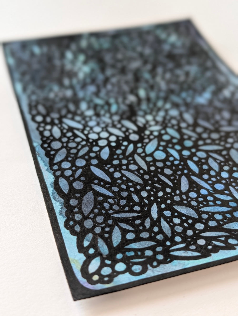 Petite Lattice - Original Painting by Briana Feola