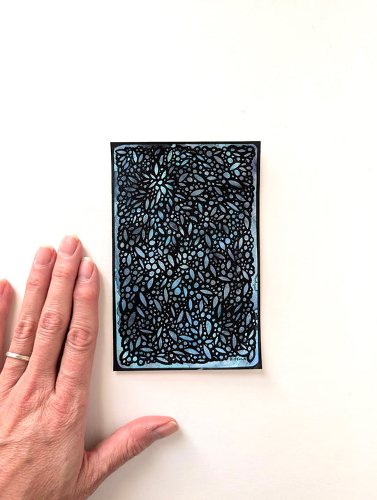 Petite Lattice - Original Painting by Briana Feola