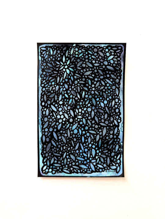 Petite Lattice - Original Painting by Briana Feola
