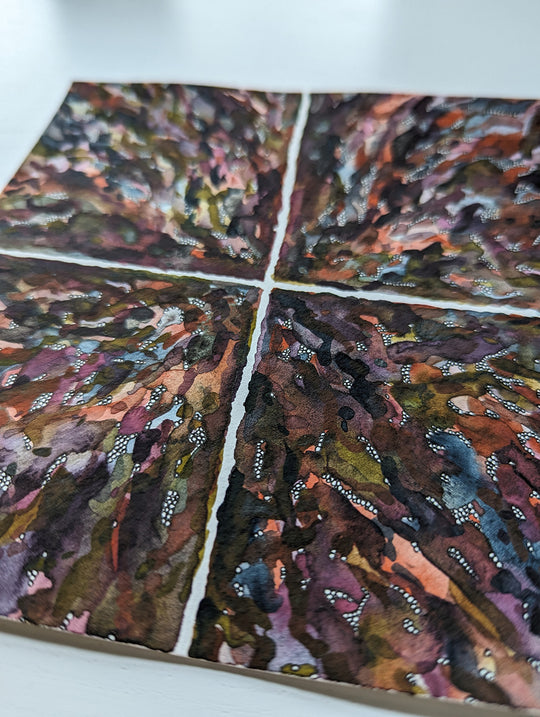 Quaterni - Original Painting by Briana Feola