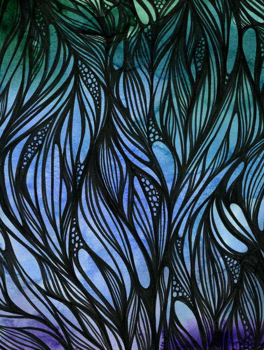 Saltwater - Original Painting by Briana Feola