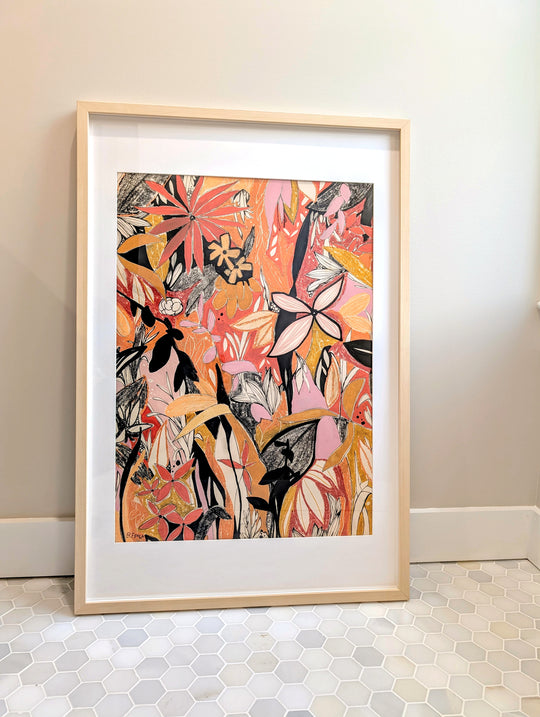 Spirited  original painting Briana Feola