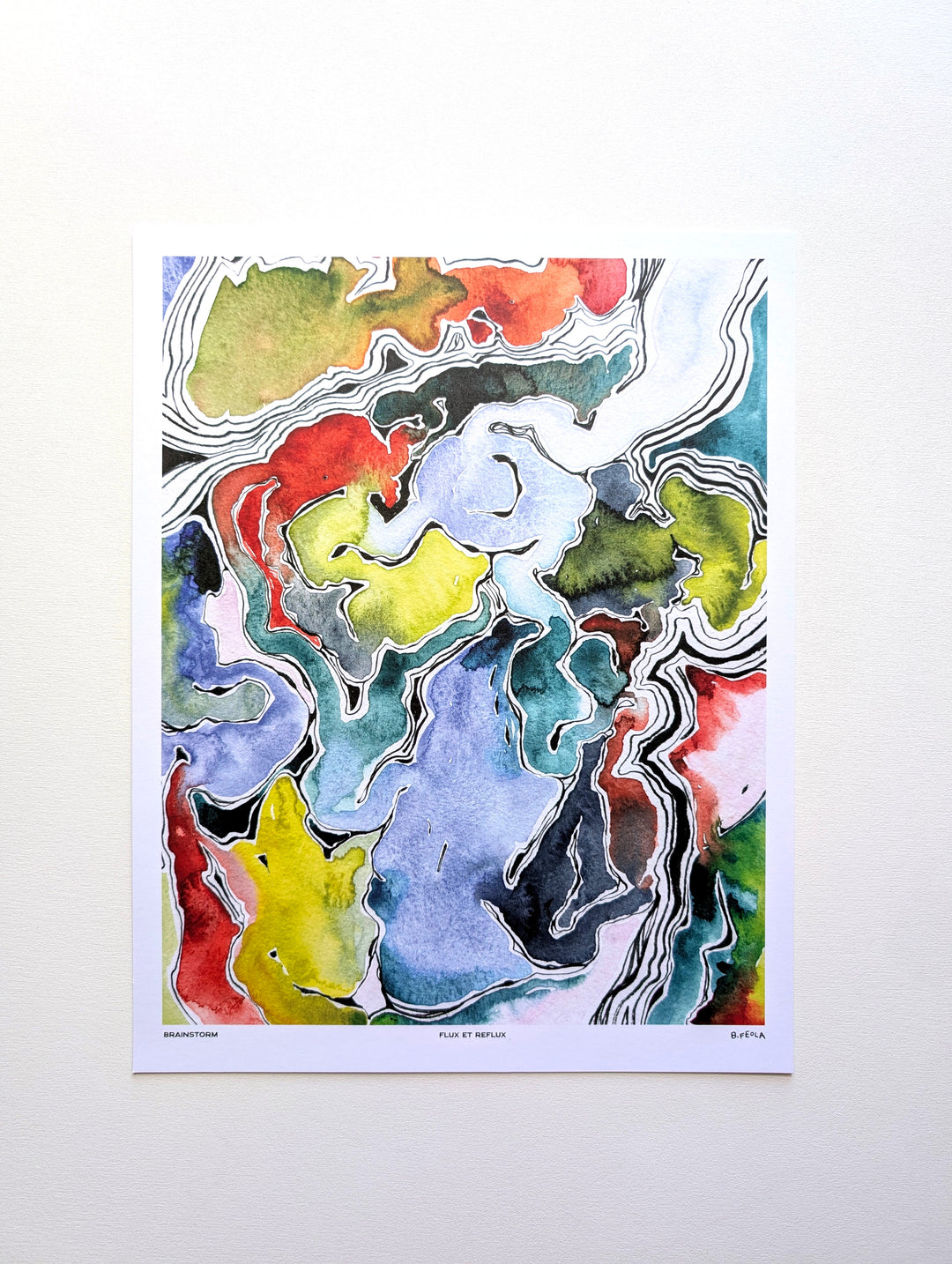 Ebb and Flow Print by Brainstorm