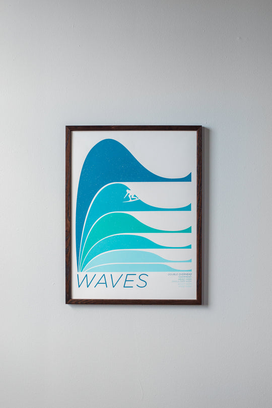 Waves Print by Brainstorm