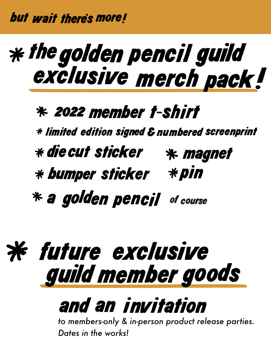 Brainstorm Golden Pencil Guild Memberships