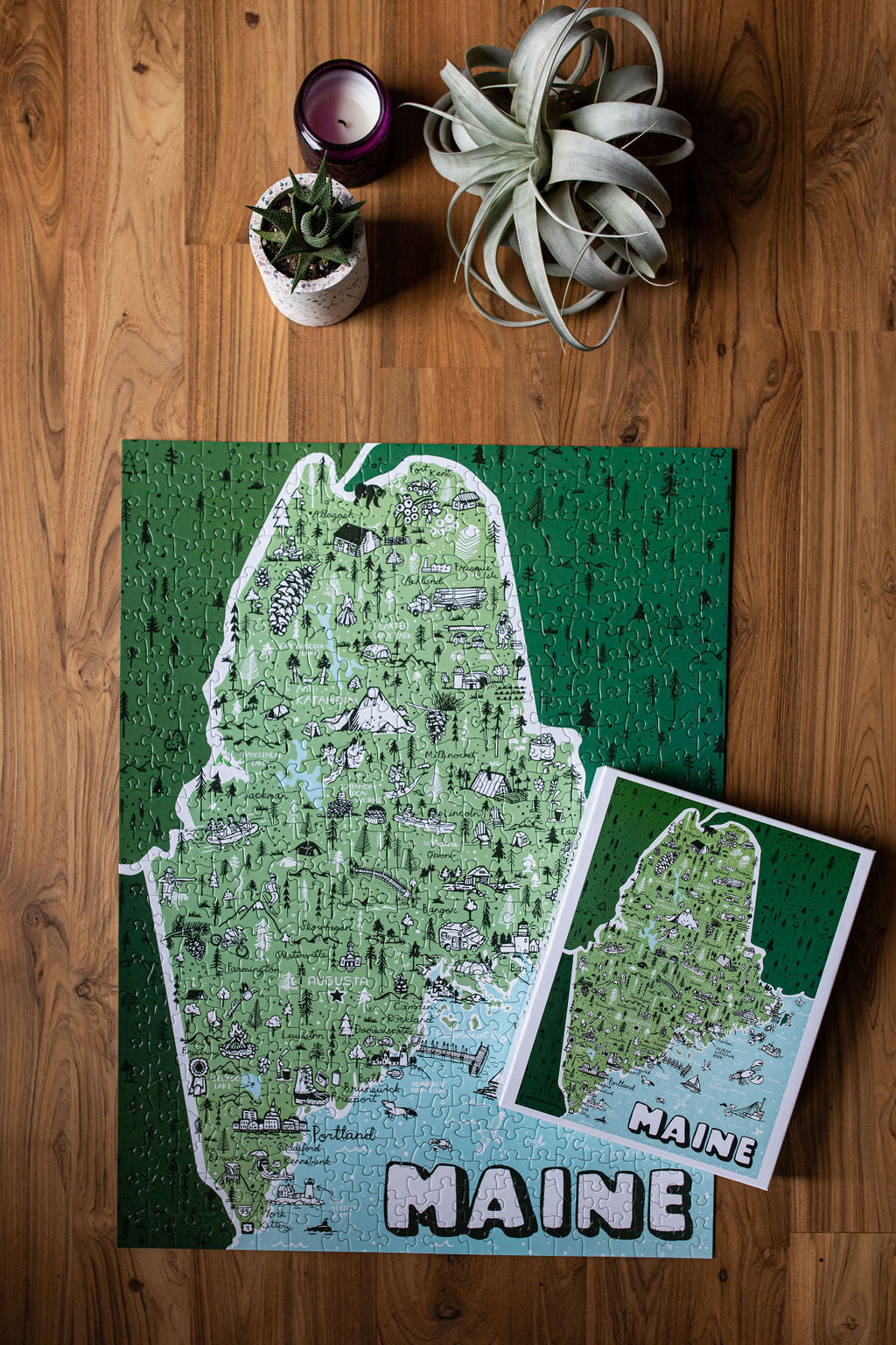 State of Maine Jigsaw Puzzle by Brainstorm
