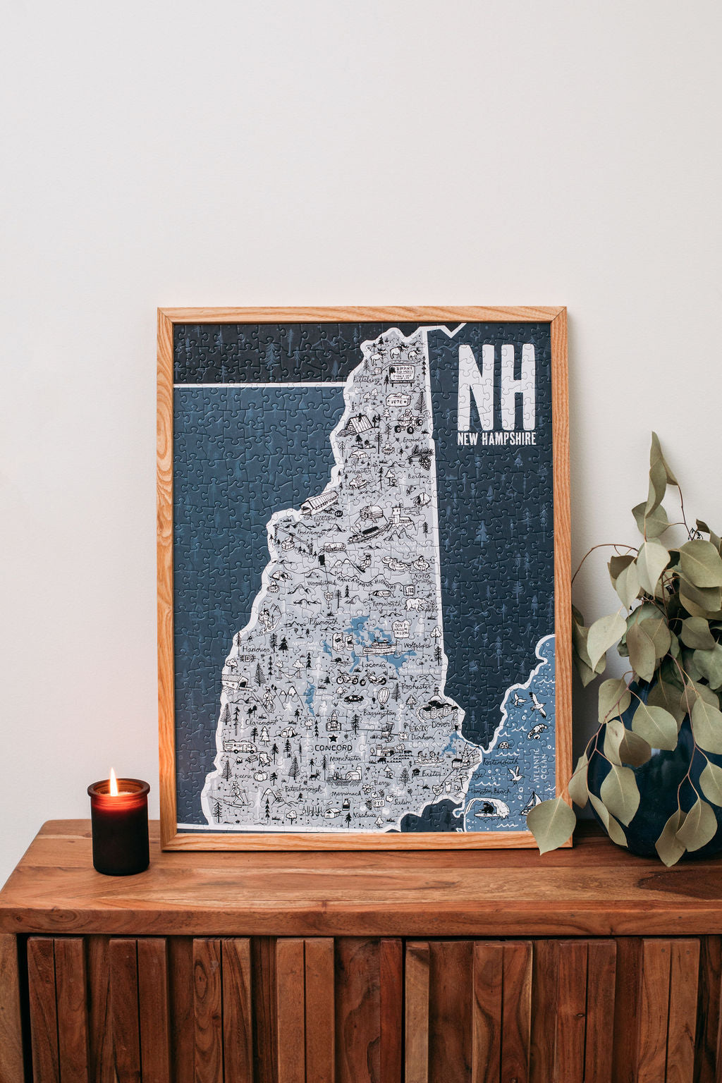 State of New Hampshire Jigsaw Puzzle by Brainstorm