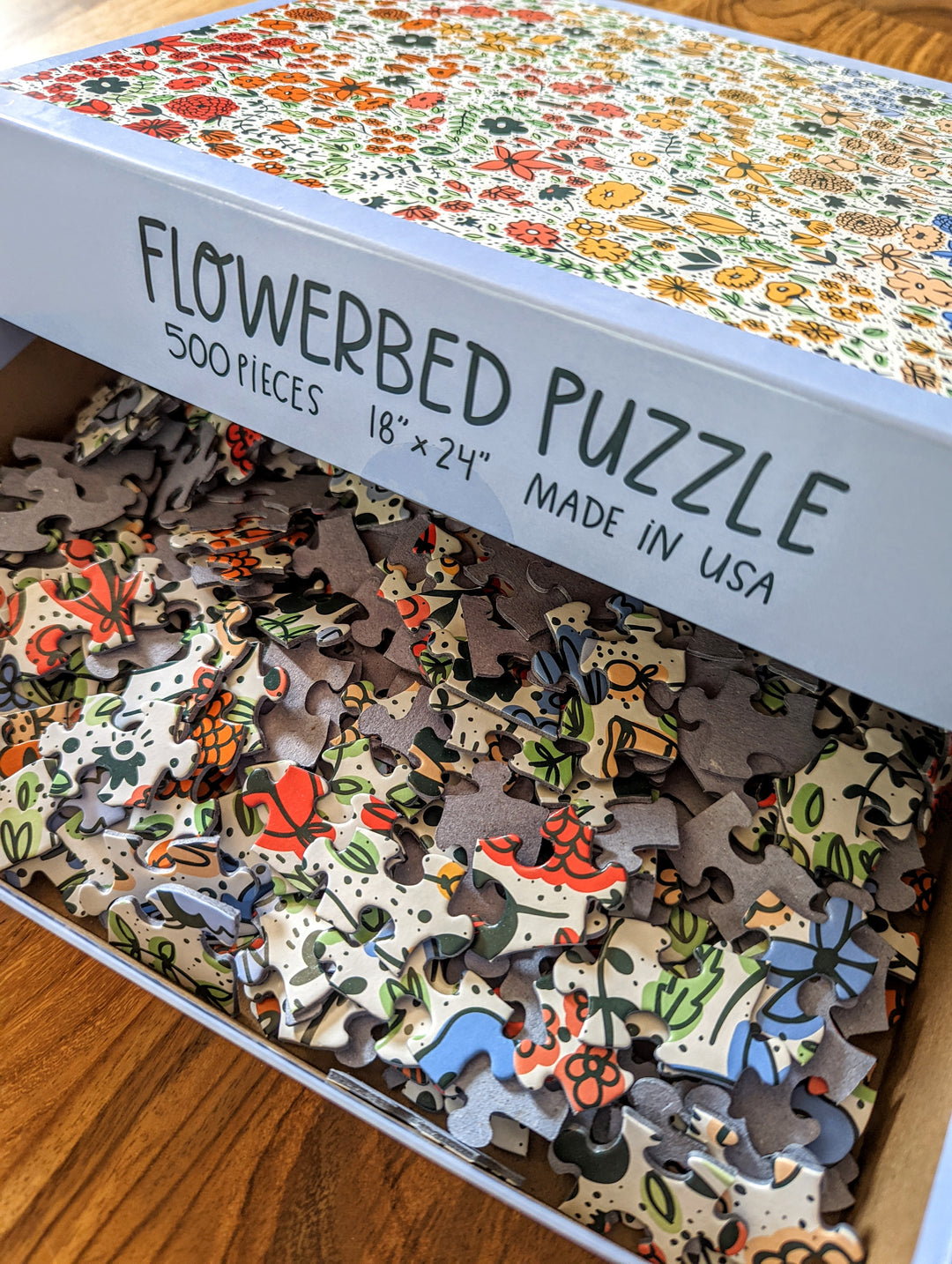 Flowerbed Jigsaw Puzzle by Brainstorm