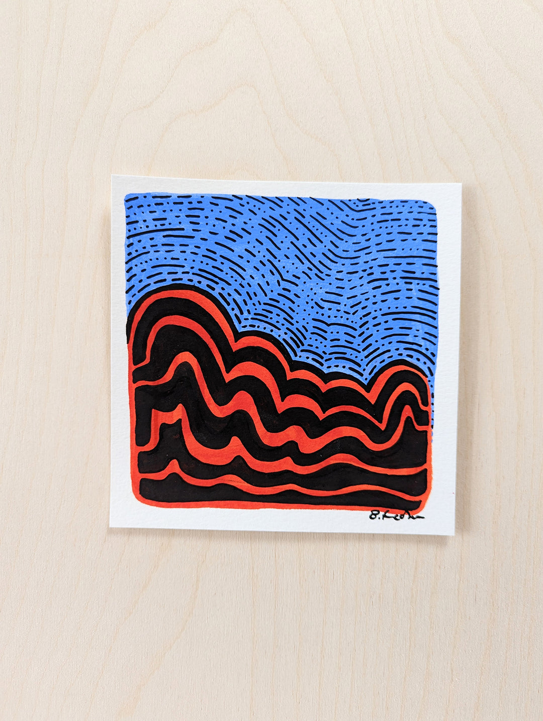 Uphill #2 Original Painting by Briana Feola