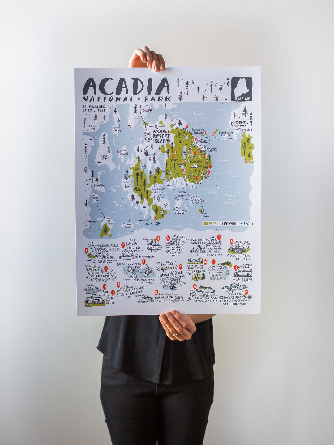Acadia National Park Print by Brainstorm