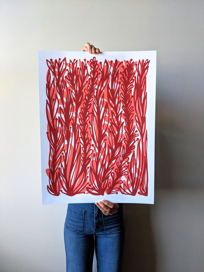 Red Vines Print by Brainstorm
