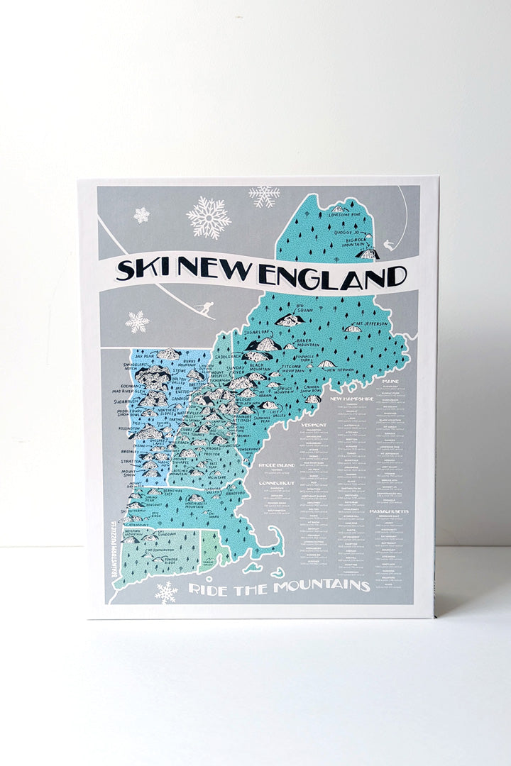 Ski New England Jigsaw Puzzle by Brainstorm