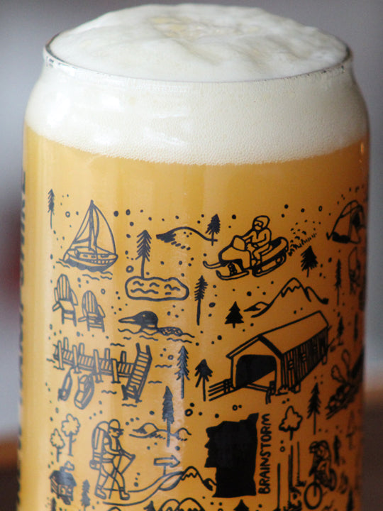 Brainstorm New Hampshire Glass Can - Glassware