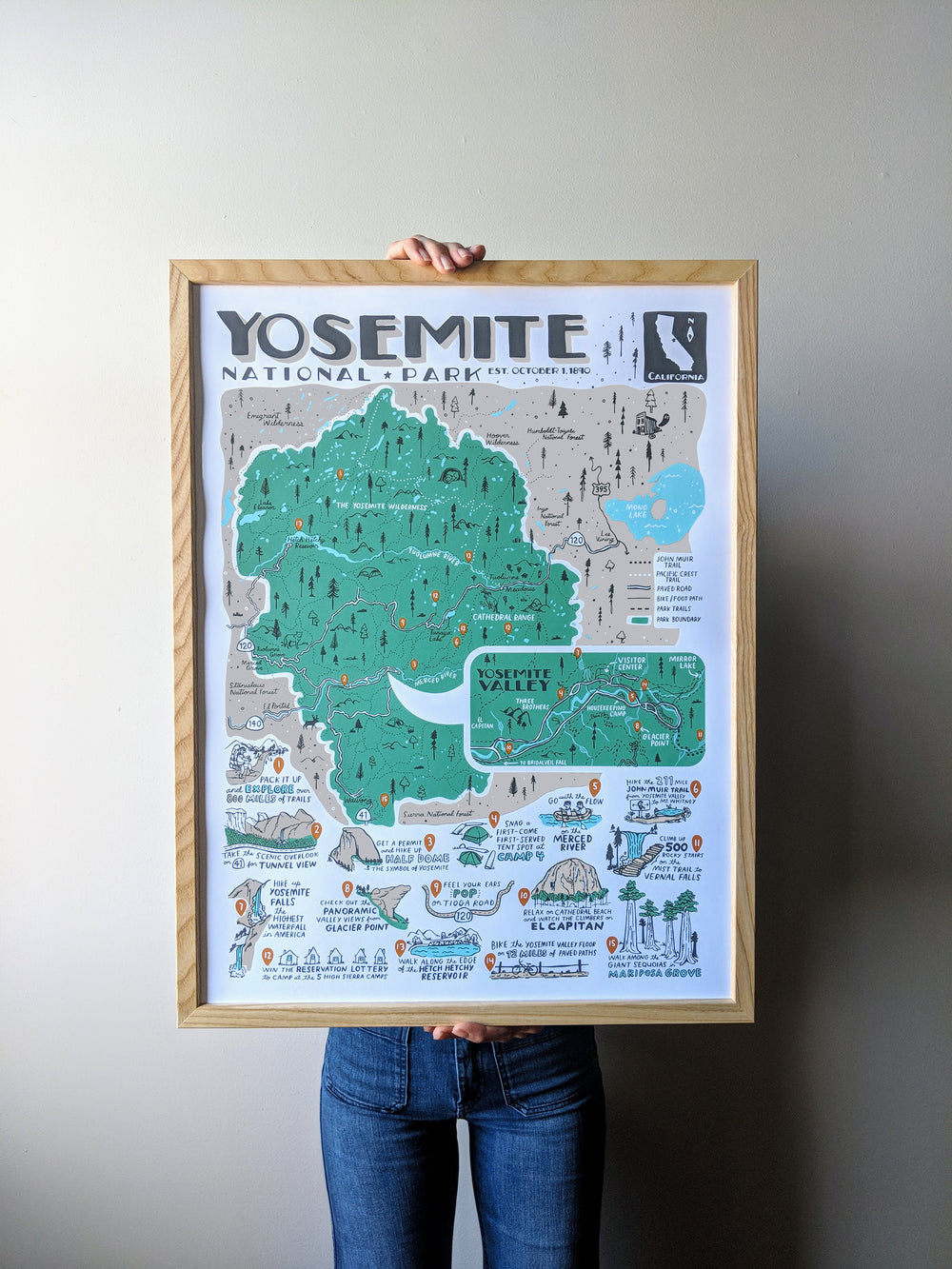 Yosemite Print by Brainstorm - Sales help support the Native American Rights Fund